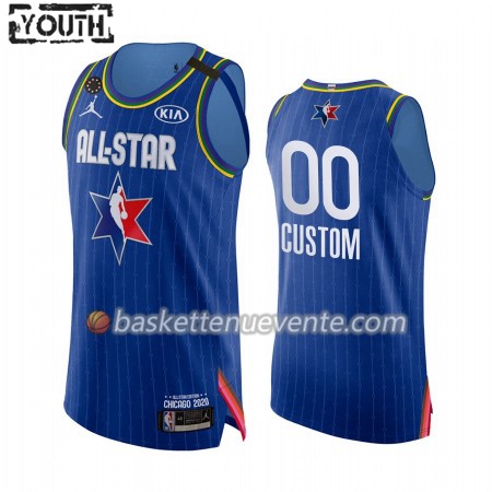 Maillot Basket 2020 All-Star Personnalisé Jordan Brand Kobe Forever Bleu Swingman - Enfant